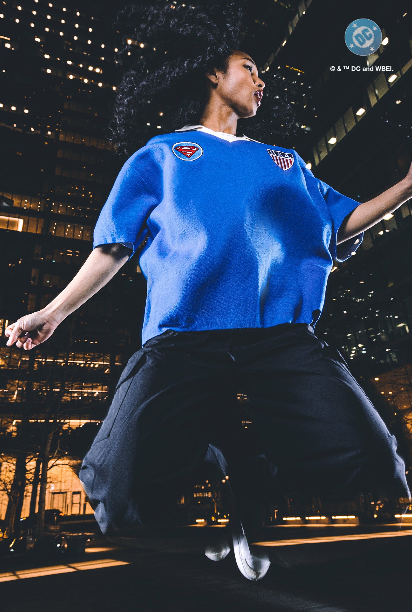 Jersey de punto US Soccer x DC Comics Superman - Azul