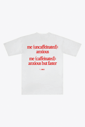 P/C x Smiley: Uncaffeinated Heavyweight T-Shirt - White