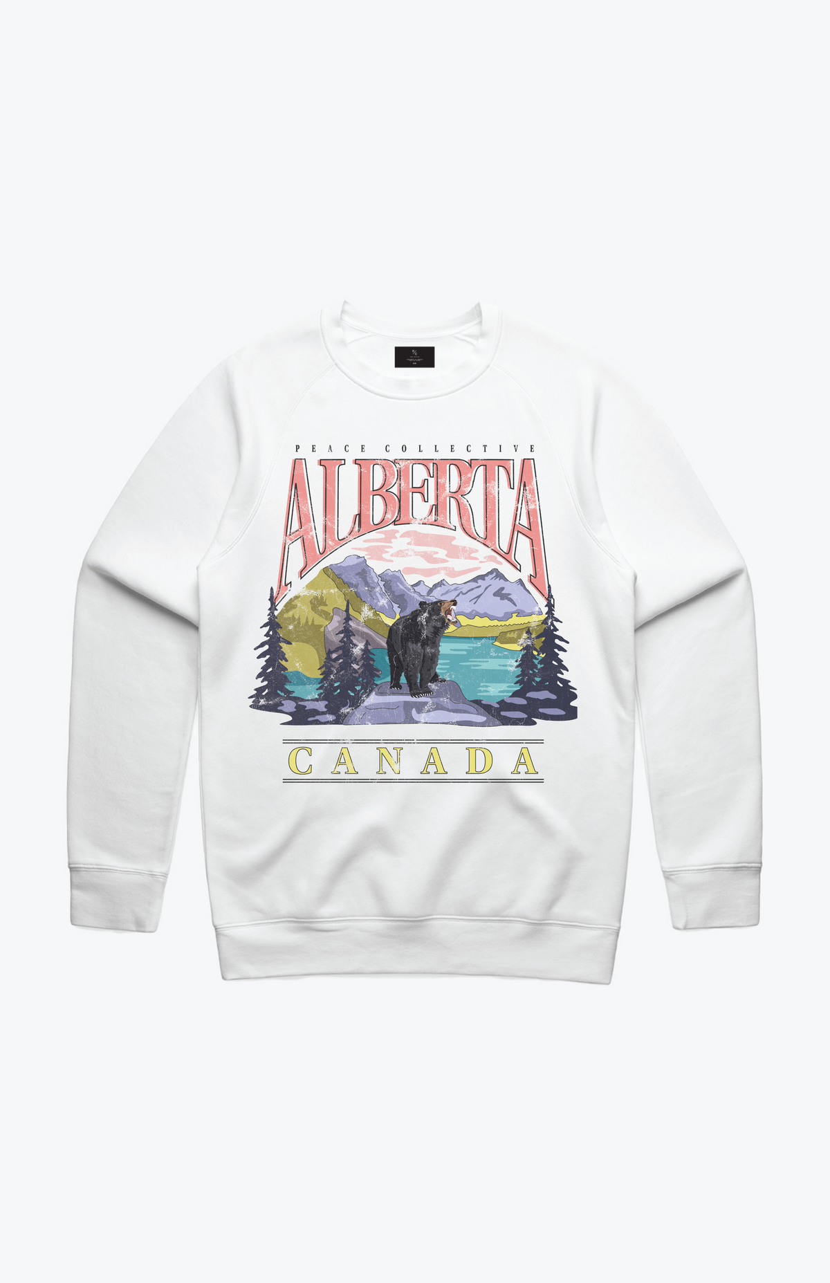 Alberta Vintage Crewneck - White