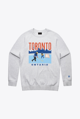 Toronto Winter Escape Crewneck - Ash