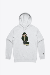Fashion Trash Teddy Hoodie - Ash