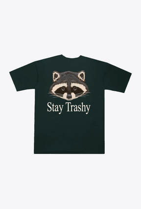 Trash Teddy Heavyweight T-Shirt - Pine Green