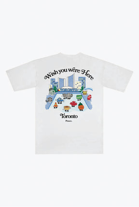 Toronto Wish You Were Here Heavyweight T-Shirt - White