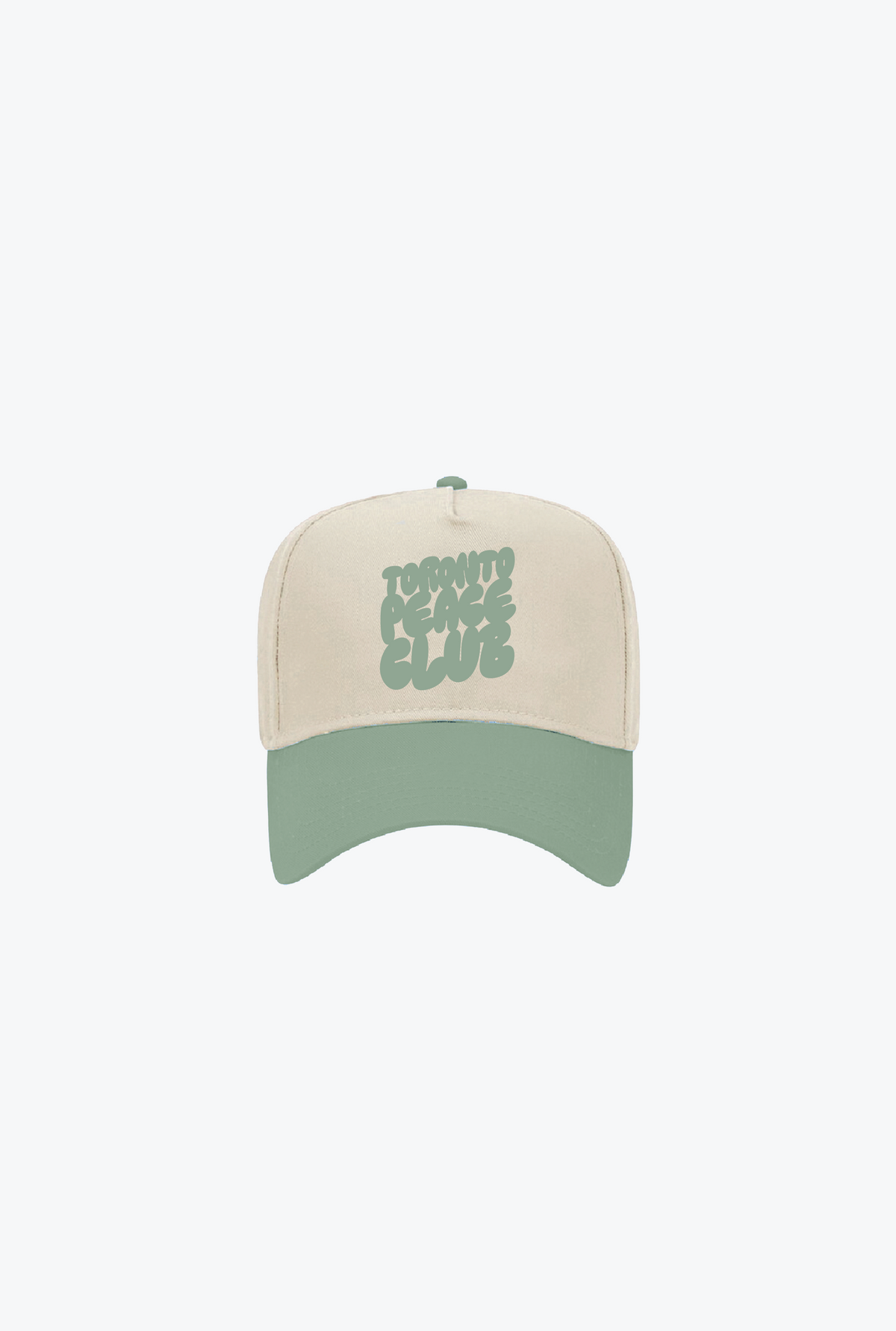 Toronto Peace Club A-Frame Cap - Eucalyptus