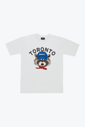 Toronto Trash Teddy Heavyweight T-Shirt - White