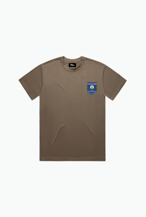 Schweres T-Shirt mit Motiv des Pacific Rim Nationalpark-Reservats – Walnuss