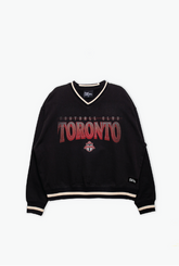 Toronto FC V-Neck Heavyweight Crewneck - Black