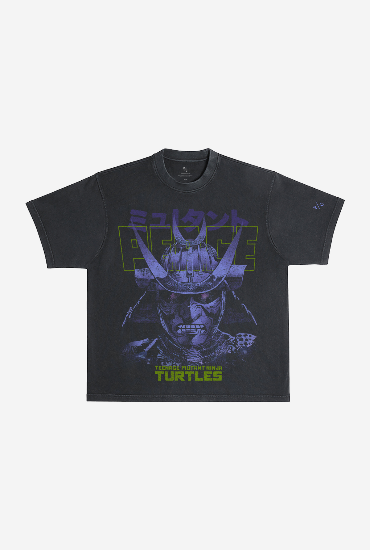 P/C x TMNT Shredder Pigment Dye T-Shirt - Black