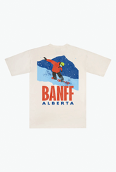 Banff Winter Escape Heavyweight T-Shirt - Ivory