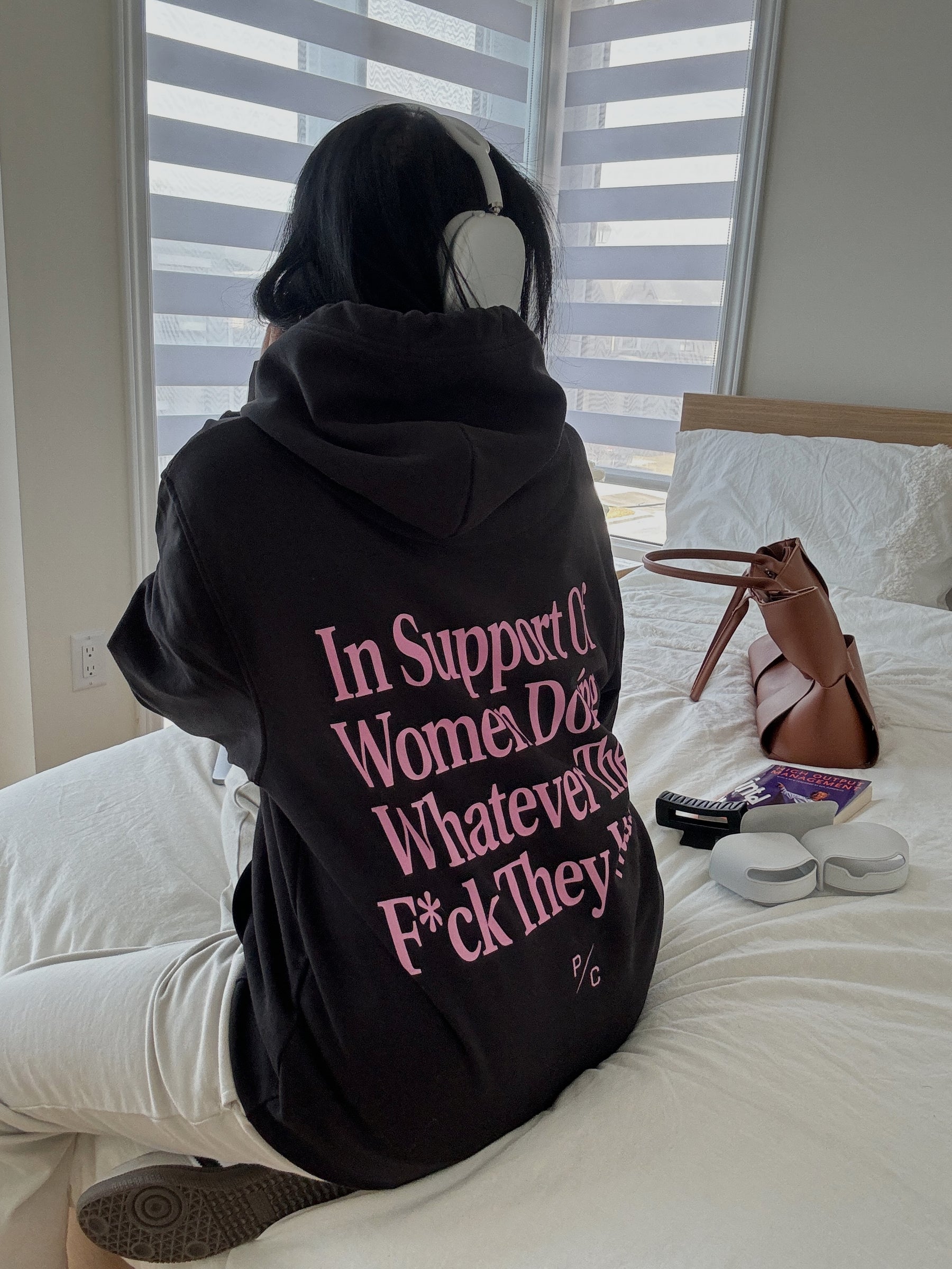 In Support Of Women Hoodie - Black