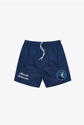 Short de bain des Timberwolves du Minnesota - Bleu marine