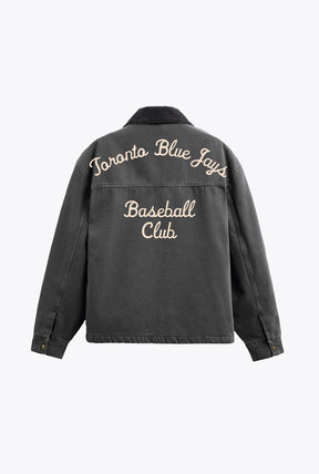 Toronto Blue Jays All Logos Work Jacket - Grey
