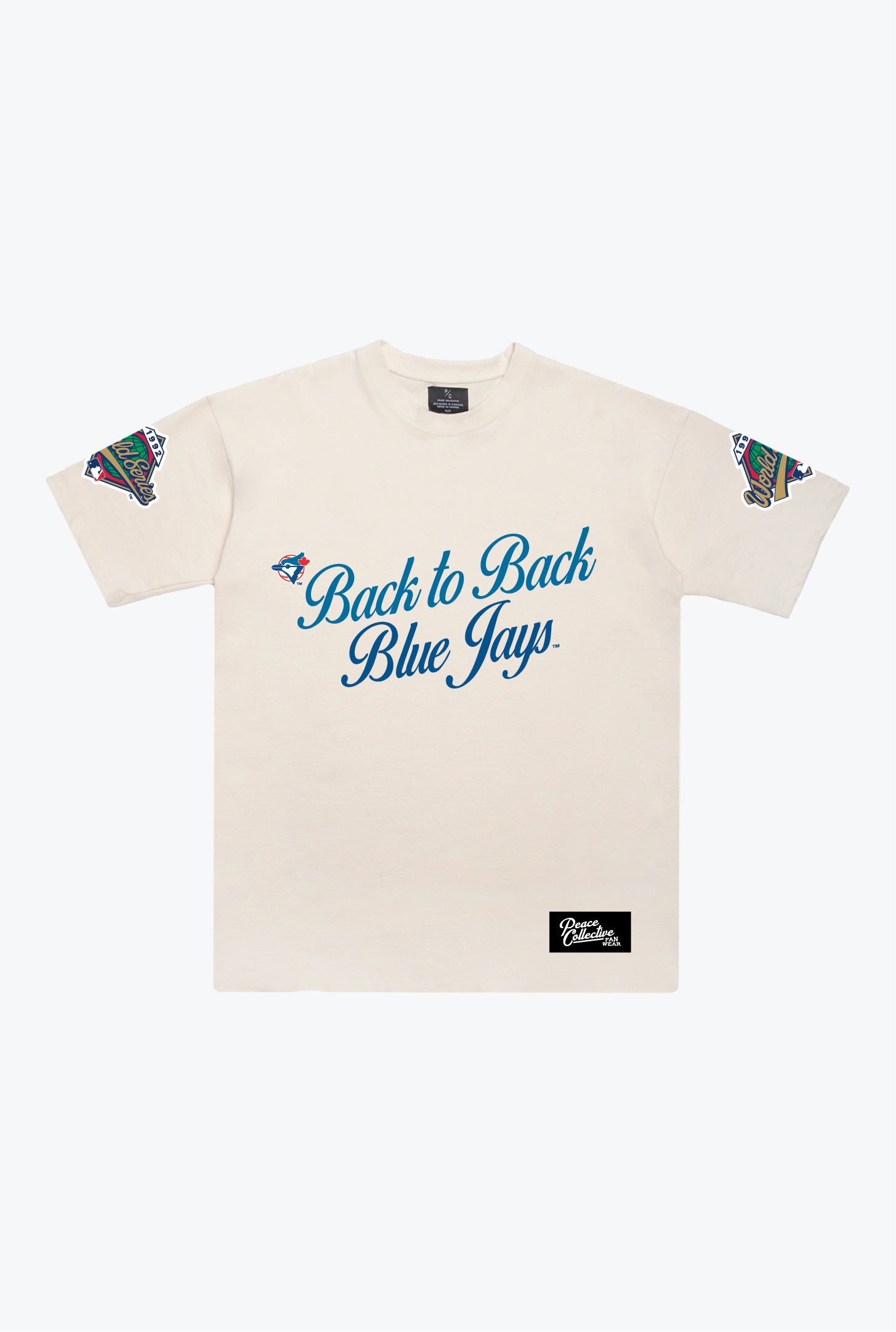 Toronto Blue Jays Script Heavyweight T-Shirt - Ivory