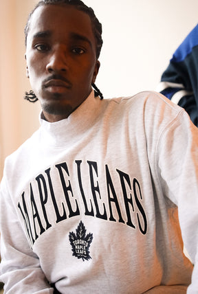 Toronto Maple Leafs Vantage Mockneck - Grey