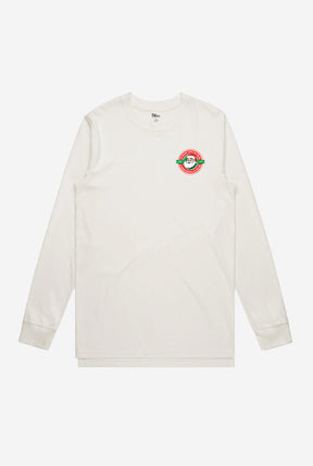 Santa Claus Arrives in Toronto Longsleeve T-Shirt - Ivory