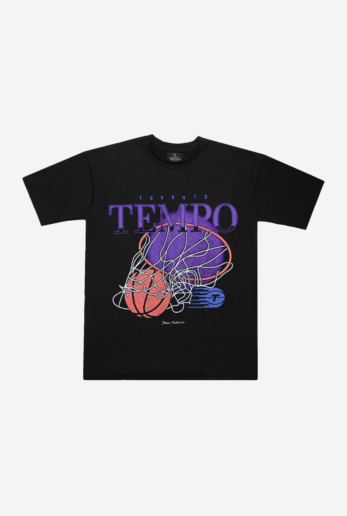 Toronto Tempo Heavyweight T-Shirt - Black