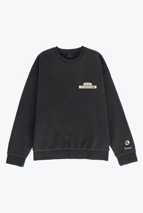 Toronto Zoo Signage Heavyweight Crewneck - Black