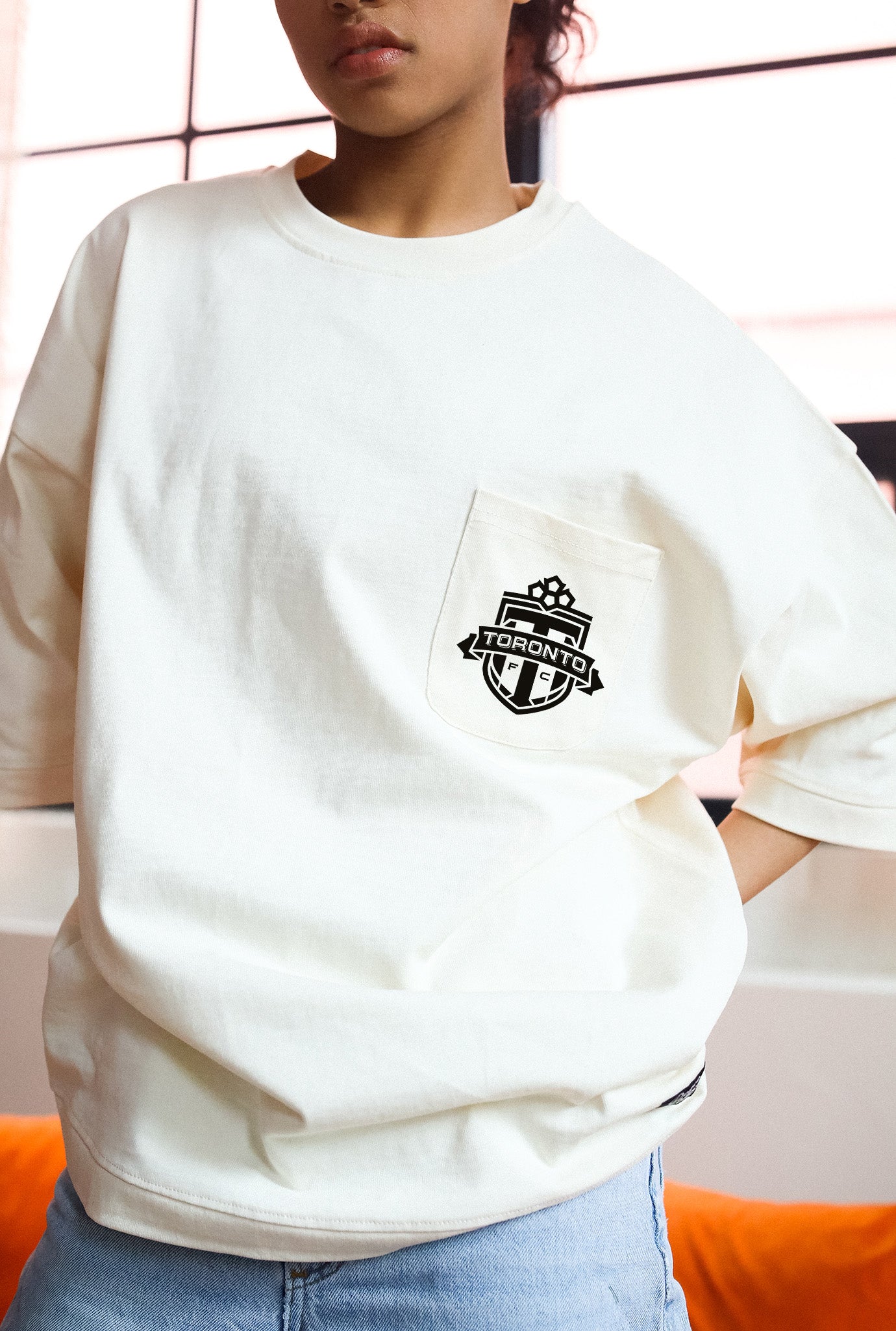 Toronto FC Preppy Heavyweight Pocket T-Shirt - Ivory