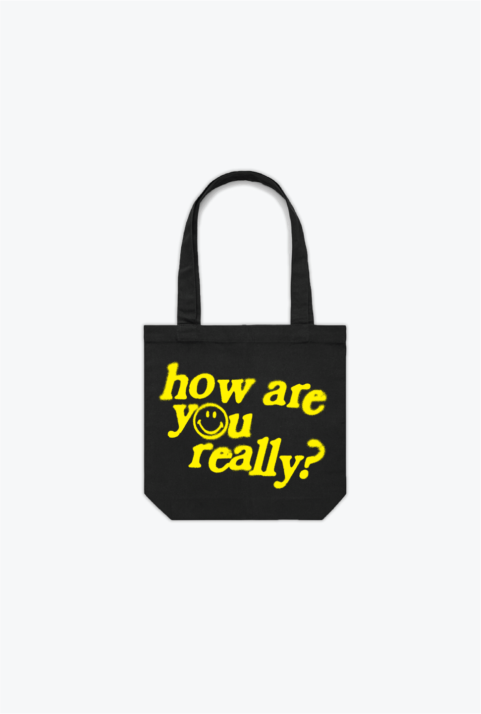 P/C x Smiley How Are You Really? Tote Bag - Black