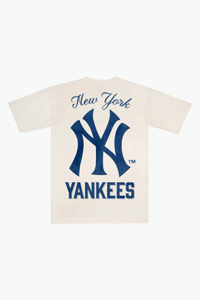 New York Yankees Team Heavyweight T-Shirt - Ivory