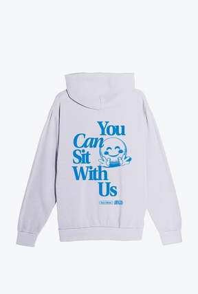 You Can Sit With Us Heavyweight Hoodie - Lunar Rock