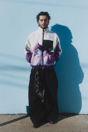 Peace Basics Fleece Sherpa - Winter Berry