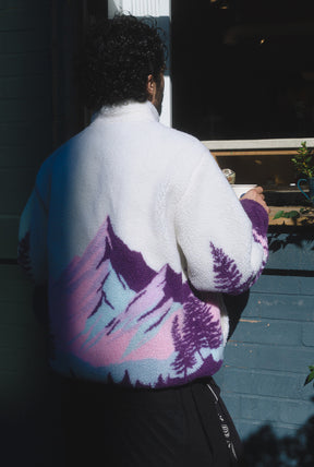 Peace Basics Fleece Sherpa - Winter Berry