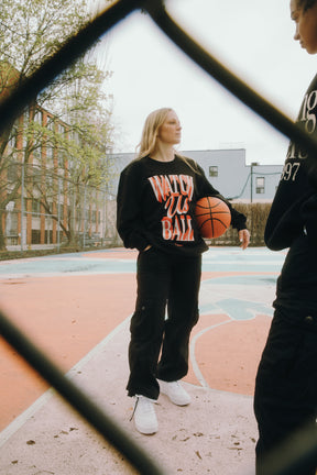 Watch Us Ball Crewneck - Black