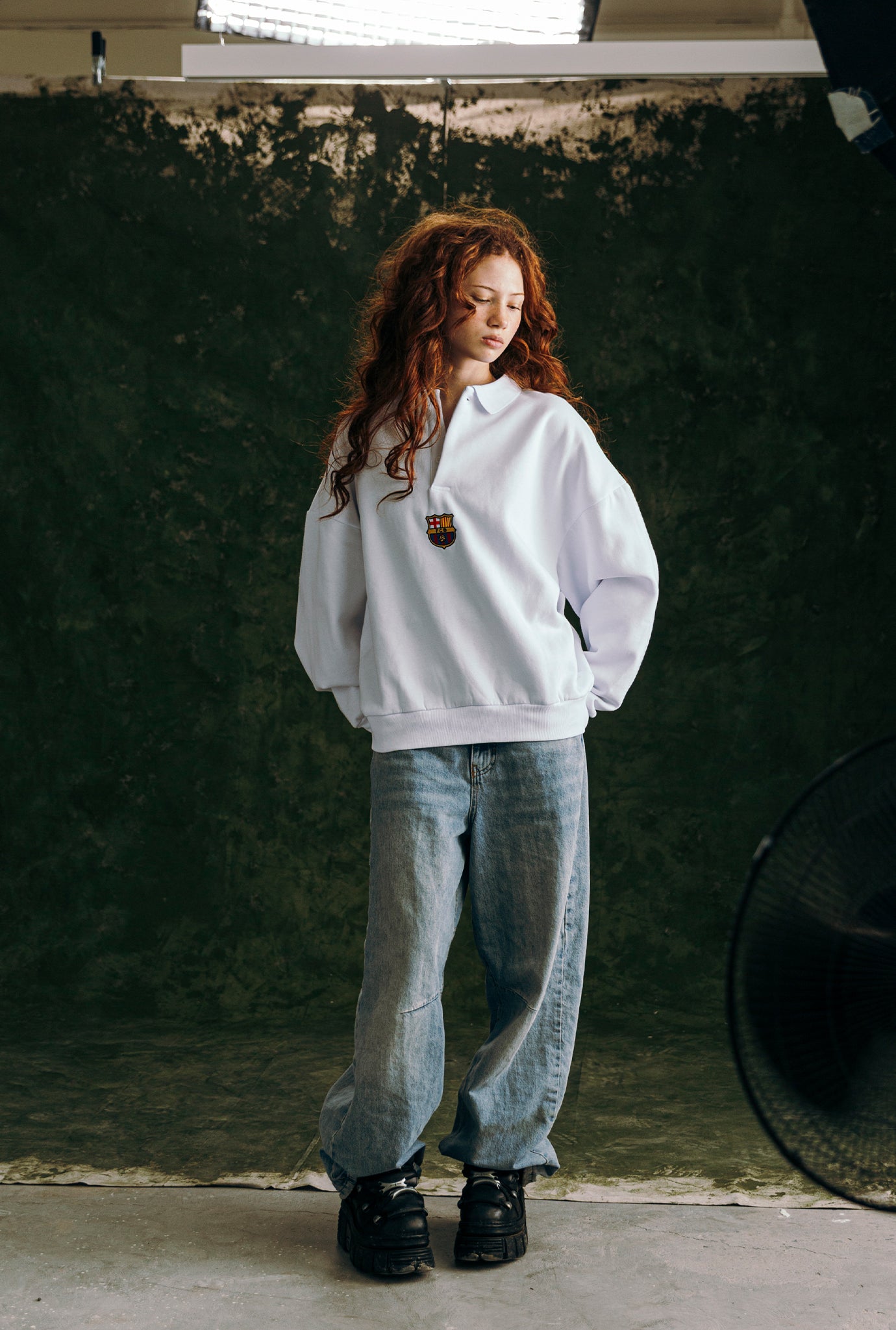 FC Barcelona Oversized Rugby - White