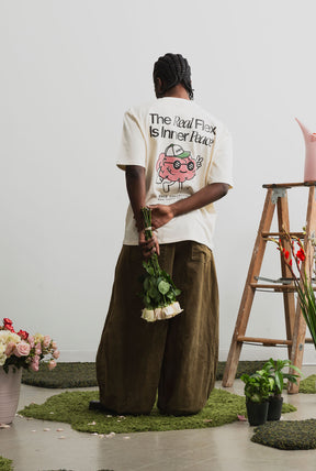 Real Flex Heavyweight T-Shirt - Ivory