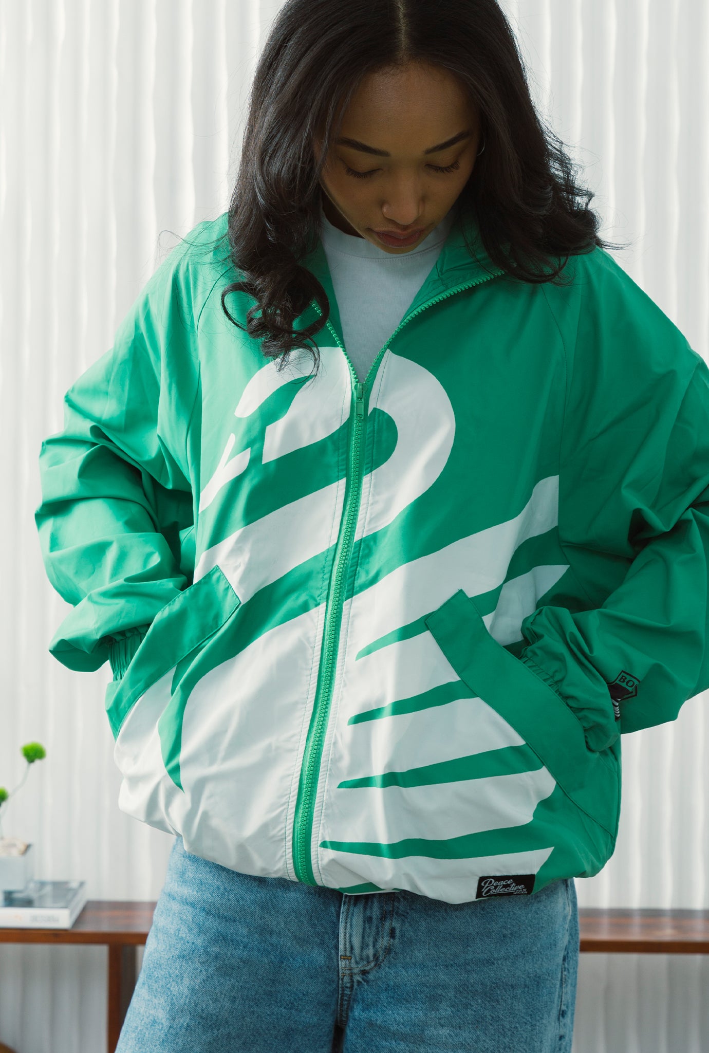 Boston Legacy FC Emblem Windbreaker Jacket - Green