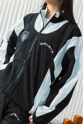 Washington Spirit Colour Block Track Jacket - Off Black / White