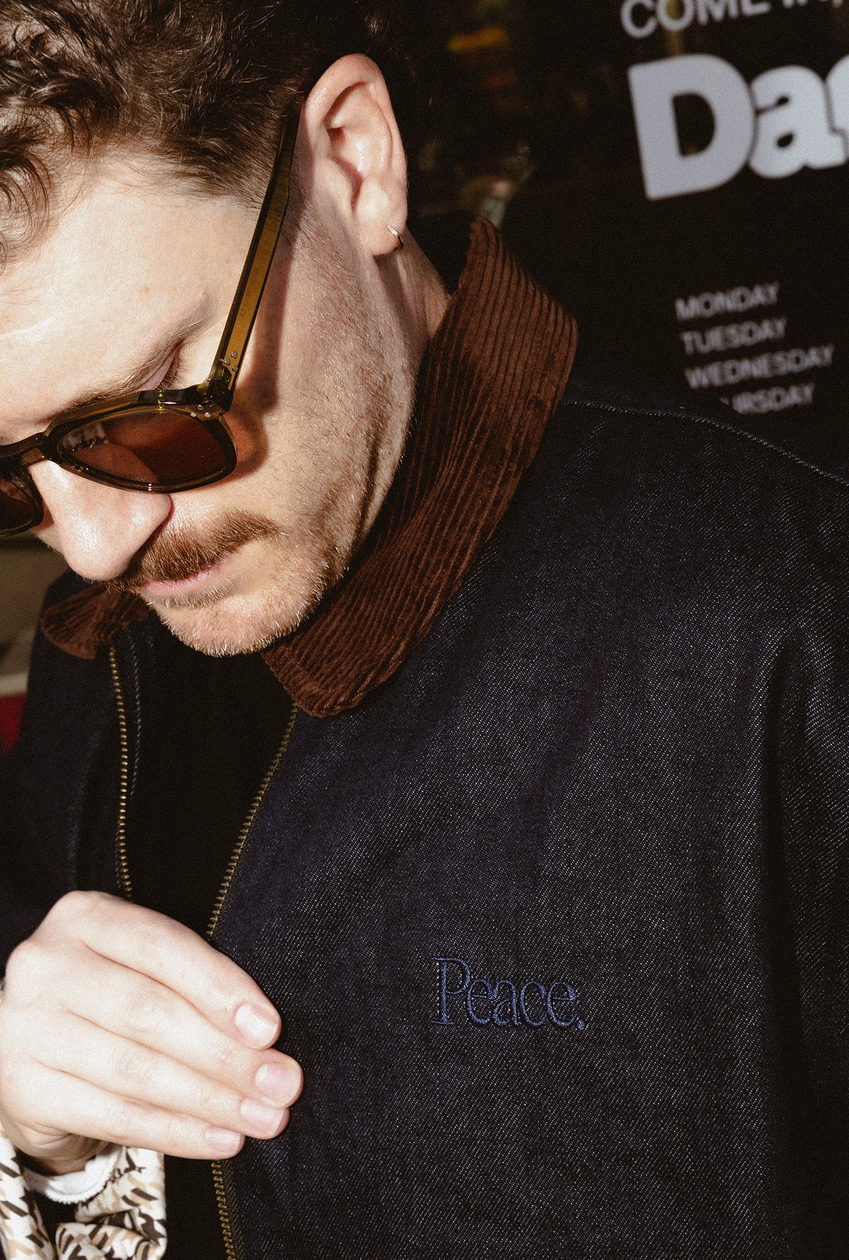 Peace Denim Work Jacket - Dark Indigo