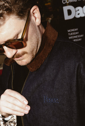 Peace Denim Work Jacket - Dark Indigo