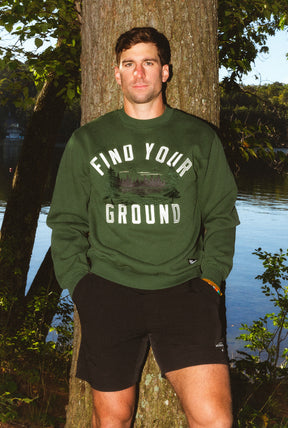 P/C x John Tavares Heavyweight Crewneck - Forest Green