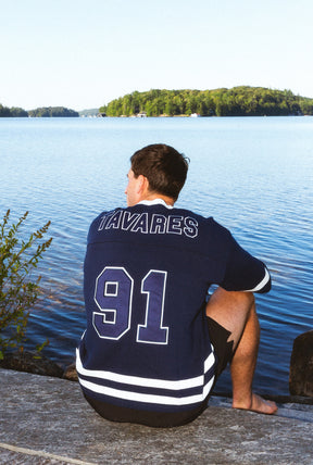 P/C x John Tavares Knit Long Sleeve Jersey - True Navy