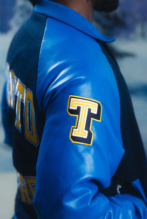 Toronto Sceptres Women's Cropped Varsity Jacket - Royal