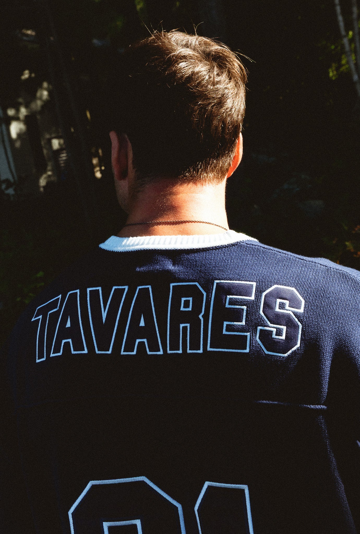 P/C x John Tavares Knit Long Sleeve Jersey - True Navy