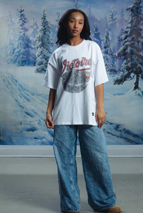 Montréal Victoire Puck Heavyweight T-Shirt - White