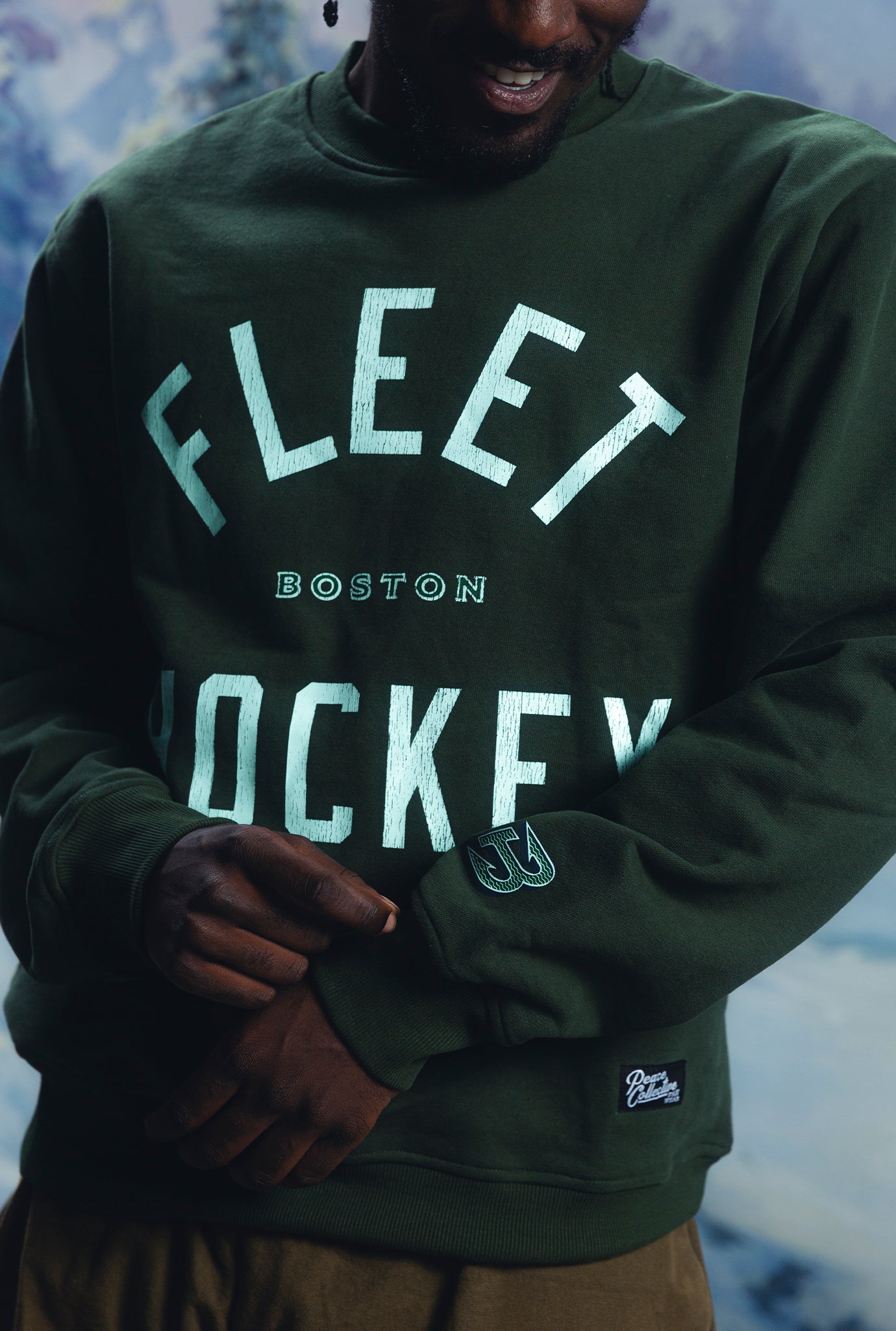 Boston Fleet Vintage Heavyweight Crewneck - Green