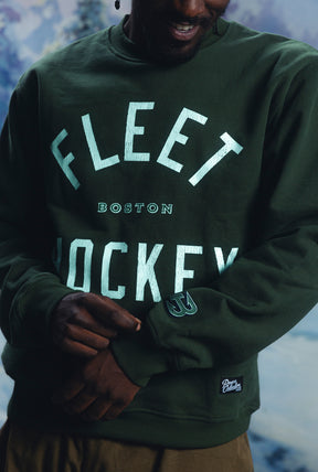Boston Fleet Vintage Heavyweight Crewneck - Green