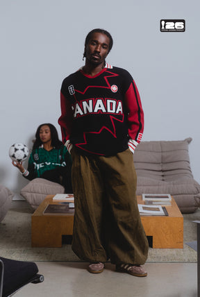FIFA World Cup 2026™ Canada Knit Long Sleeve Jersey - Black