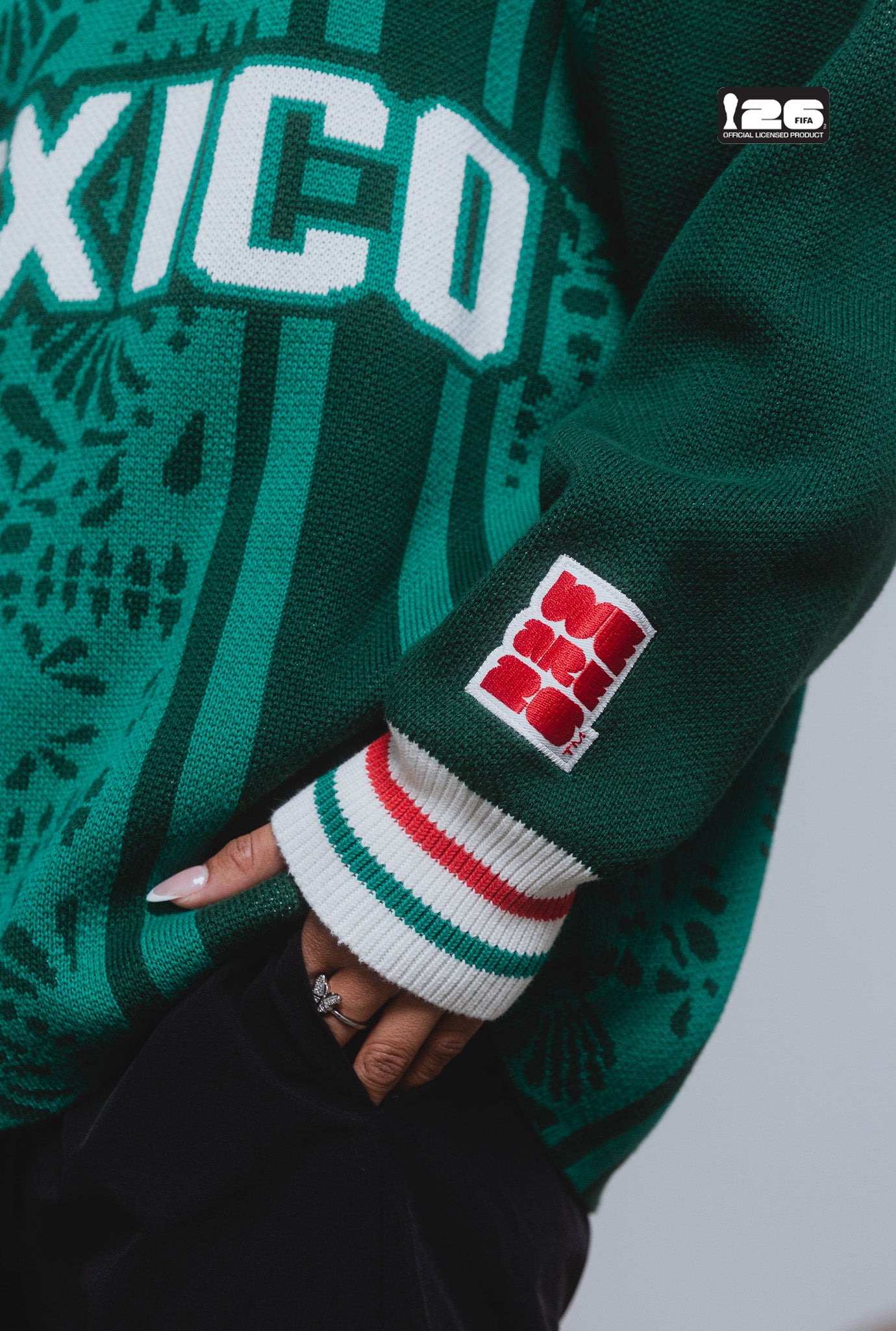 FIFA World Cup 2026™ Mexico Knit Long Sleeve Jersey - Green