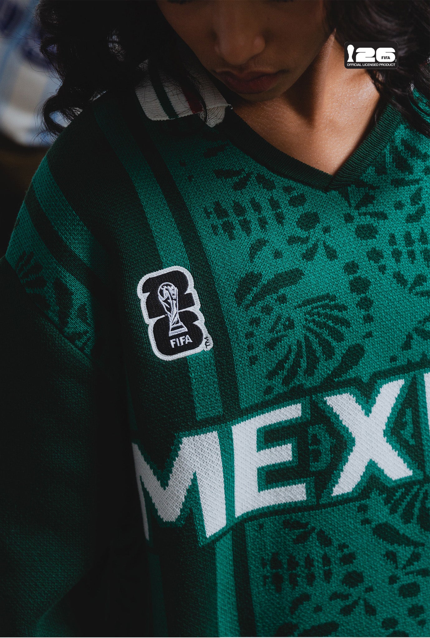 FIFA World Cup 2026™ Mexico Knit Long Sleeve Jersey - Green