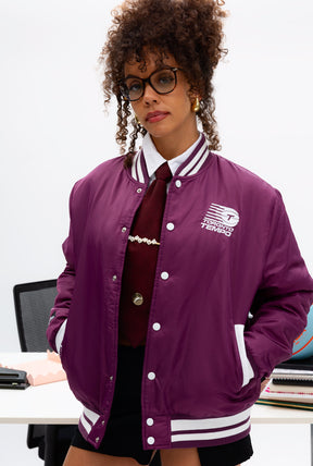 Veste universitaire courte pour femme Toronto Tempo - Bordeaux