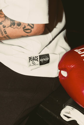 P/C x Muhammad Ali Heavyweight Garment Dyed T-Shirt - White