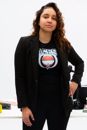 Las Vegas Aces Baby Tee - Black