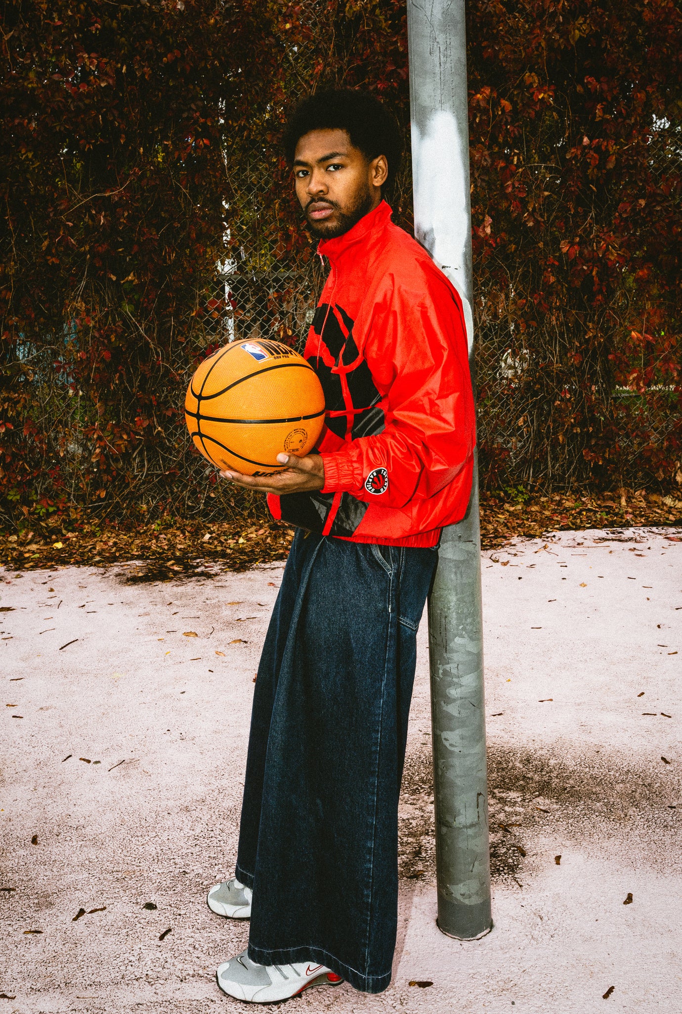 Toronto Raptors AOP Windbreaker Jacket - Red