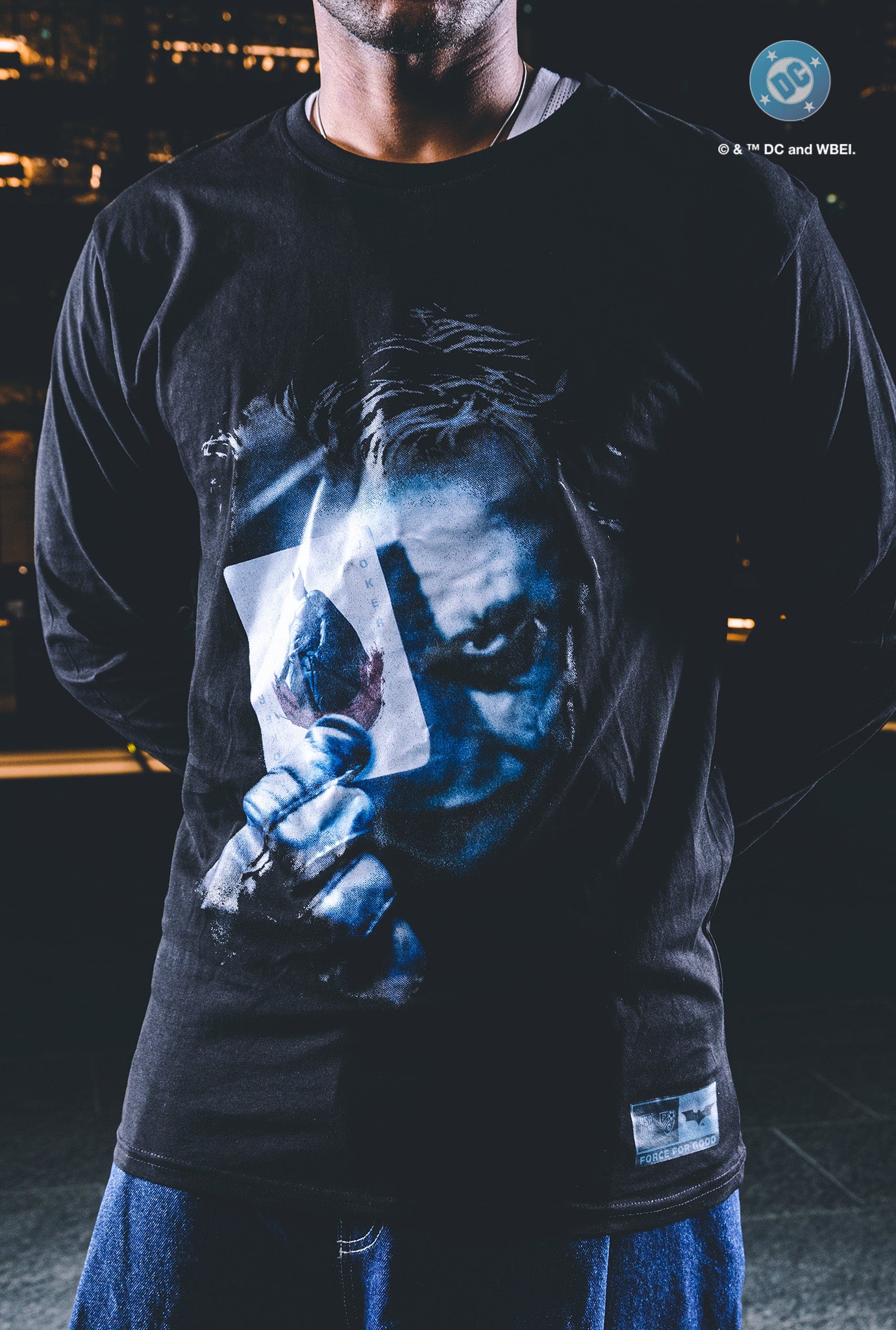 Mangas largas US Soccer x DC Comics Joker - Negra