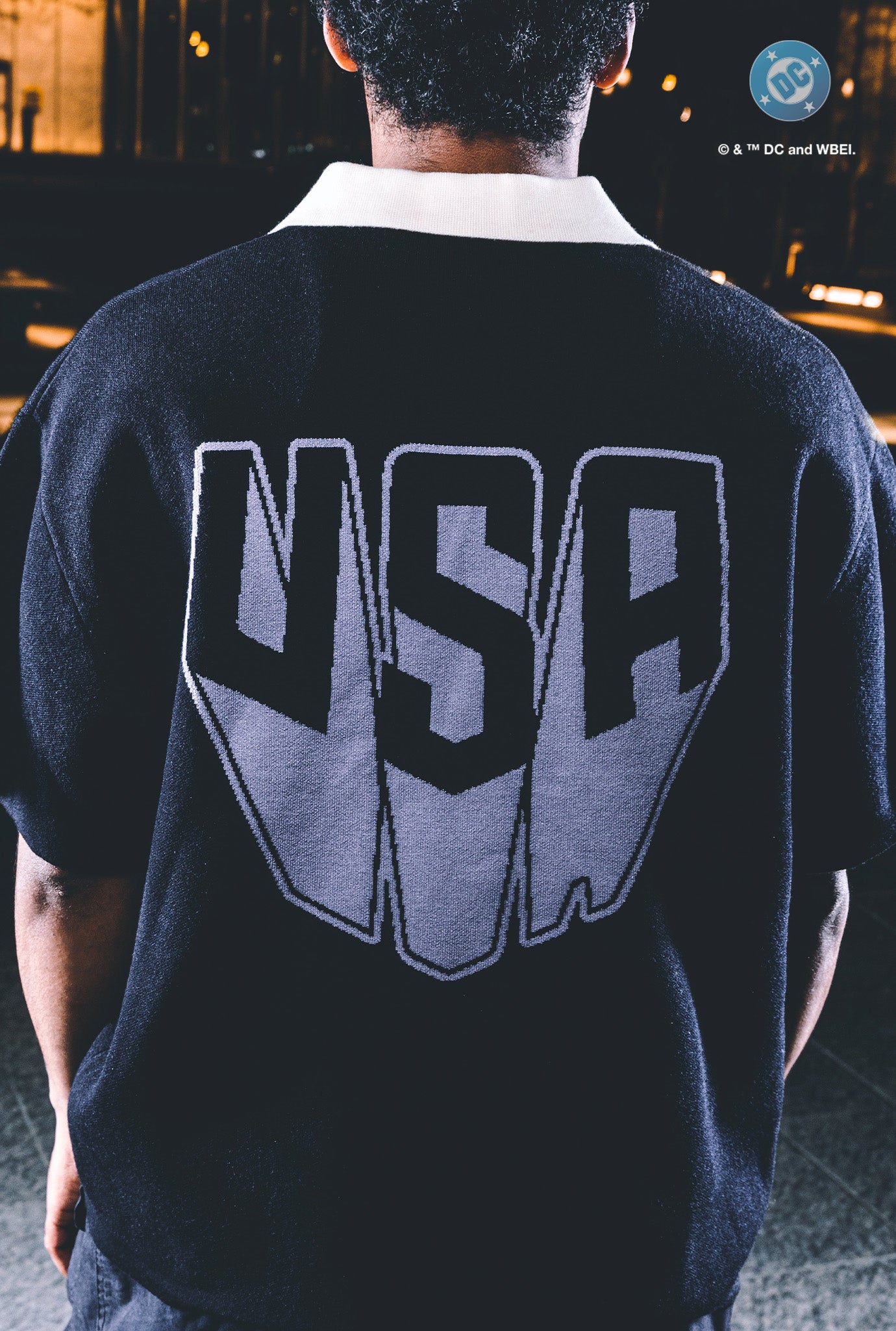Jersey de punto US Soccer x DC Comics Batman - Negra
